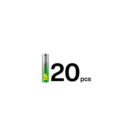 GP Super AAA type Standardbatterier 20